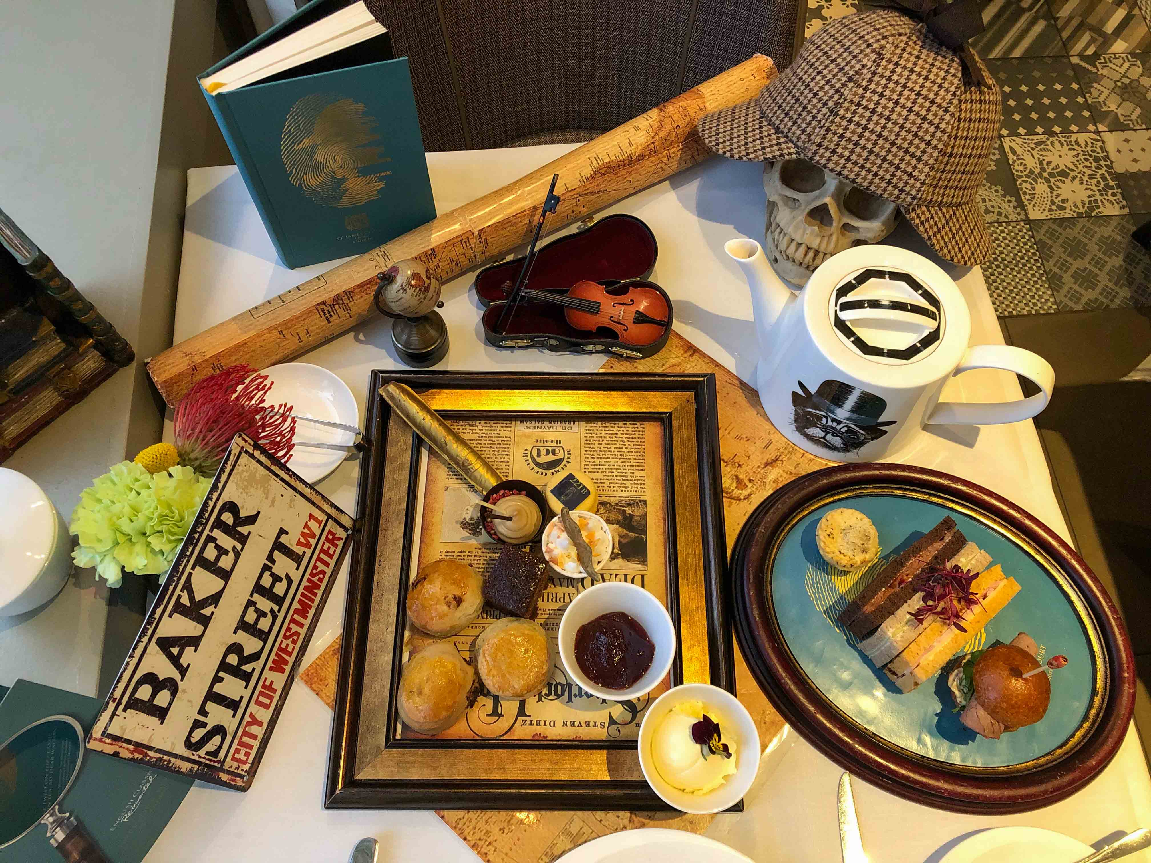 Sherlock Holmes afternoon tea in London