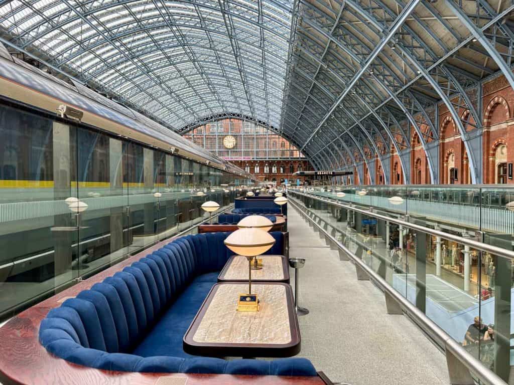 St Pancras train station in London