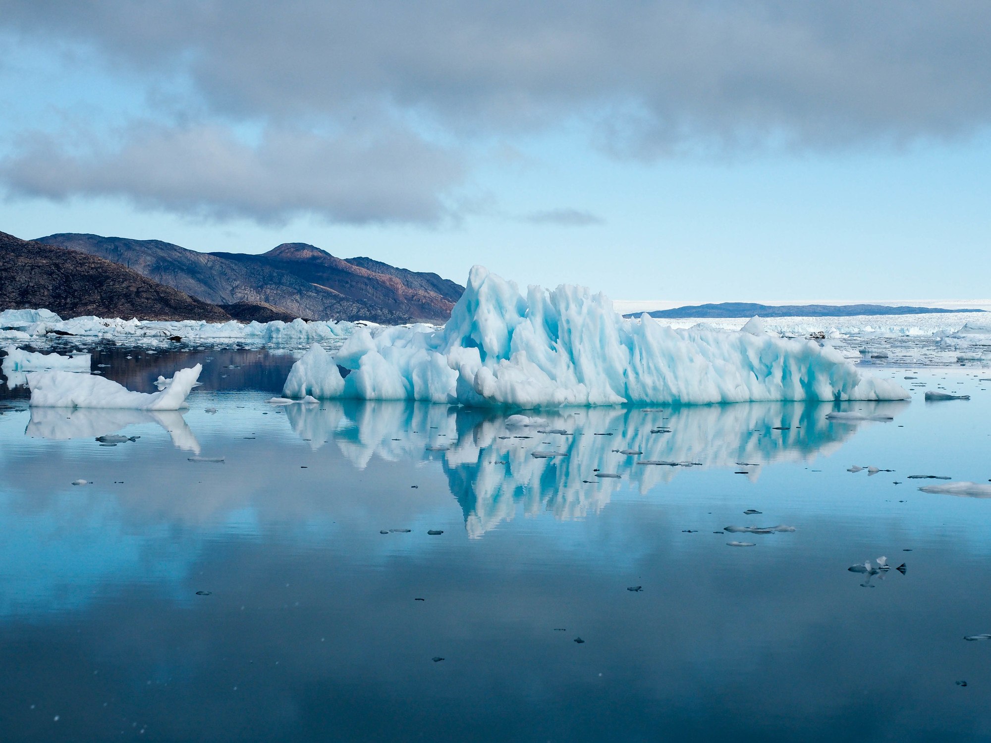 Icebergs in Greenland