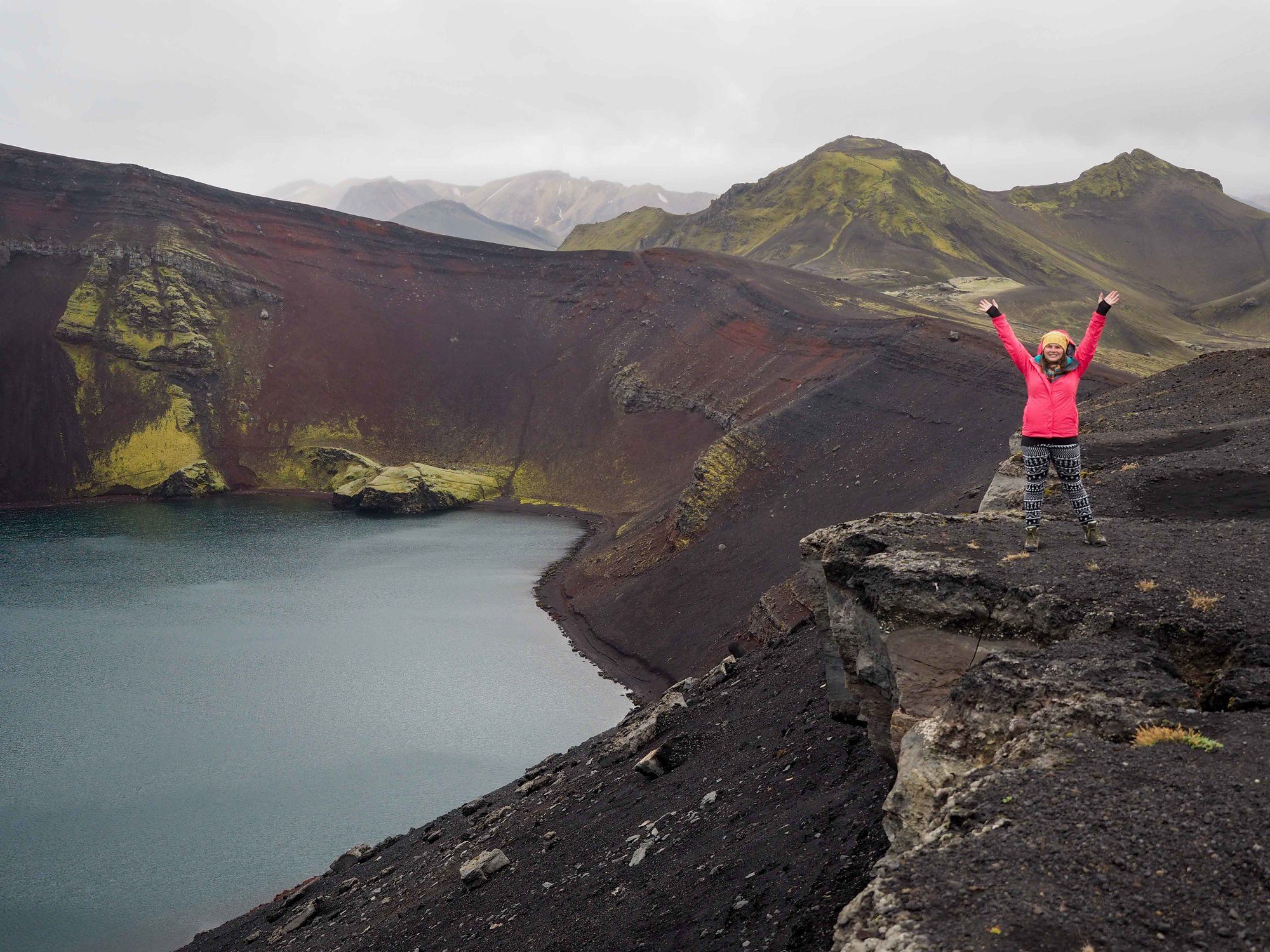 Feature image Amanda at the Ugly Puddle in Iceland
