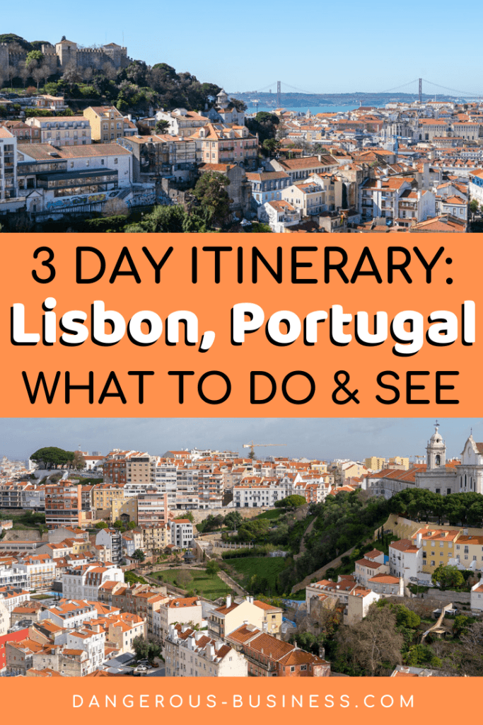 3-day itinerary for Lisbon, Portugal