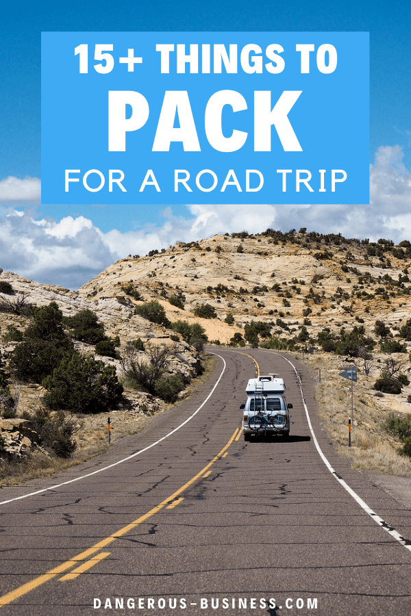 What to pack for a road trip