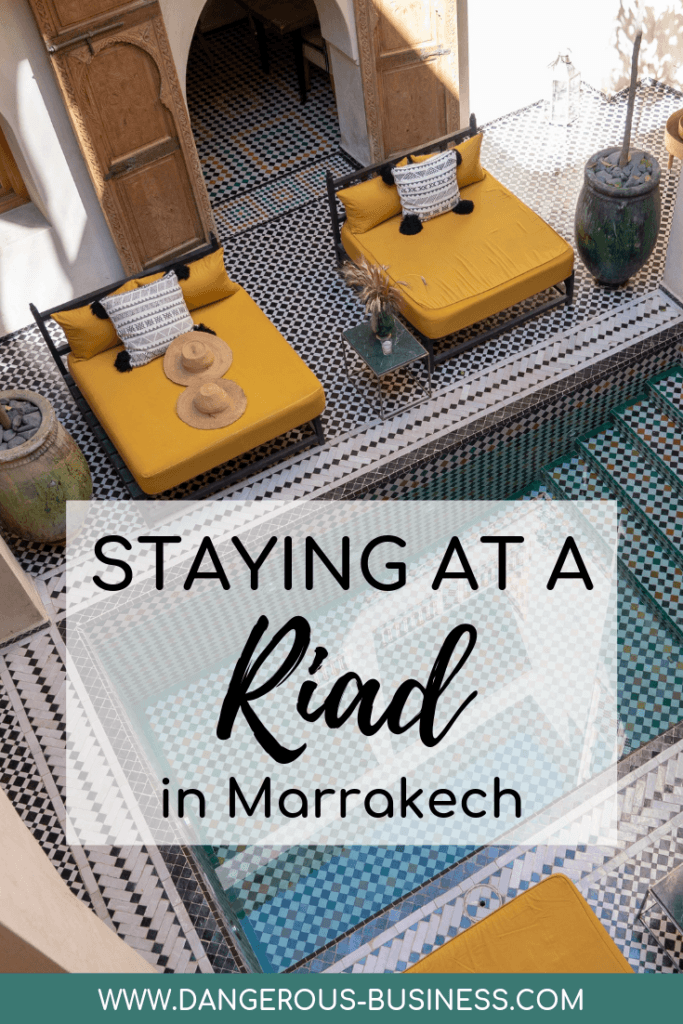 Staying in a riad in Marrakech