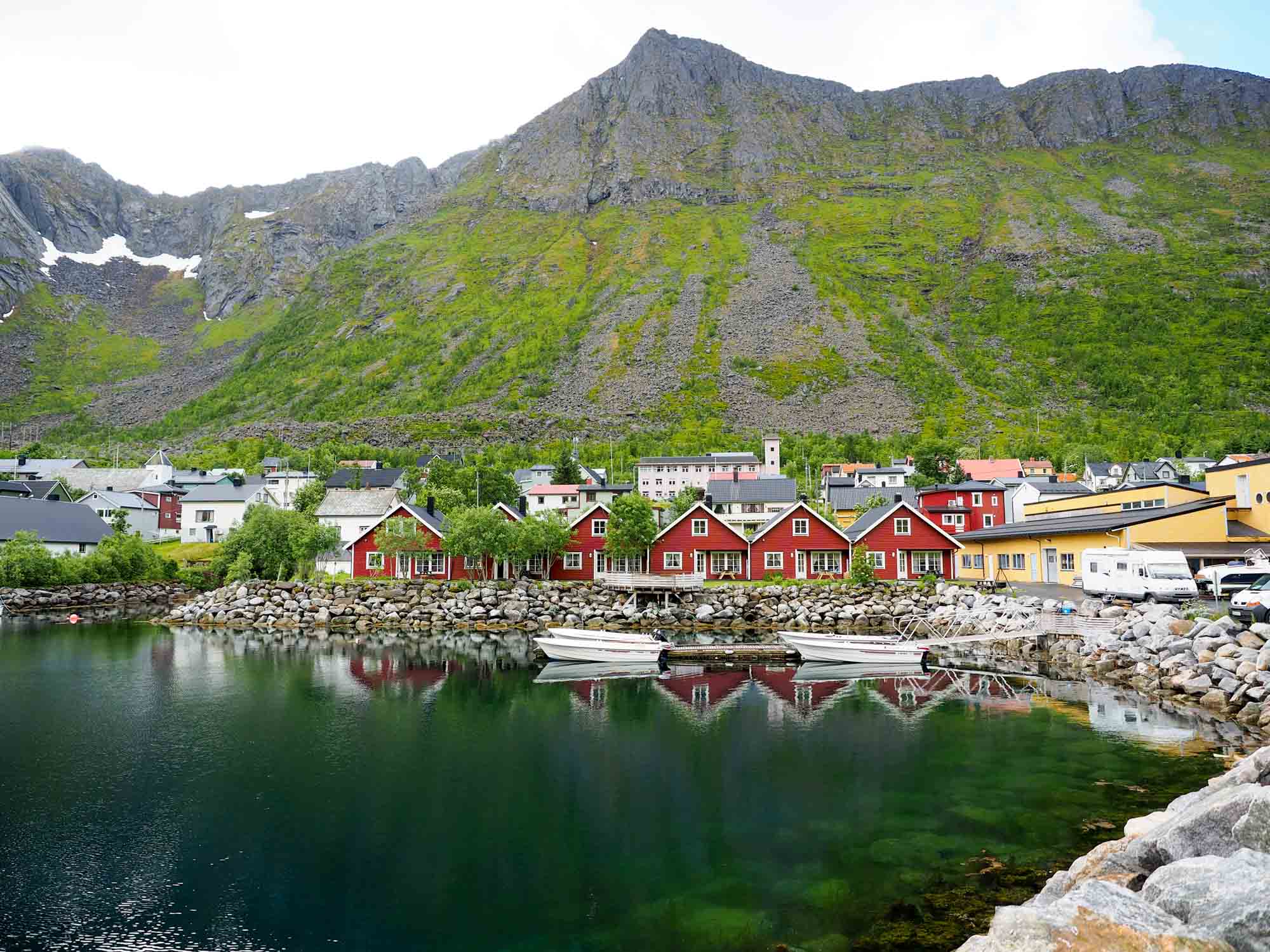 Fishing village of Gryllefjord, Norway