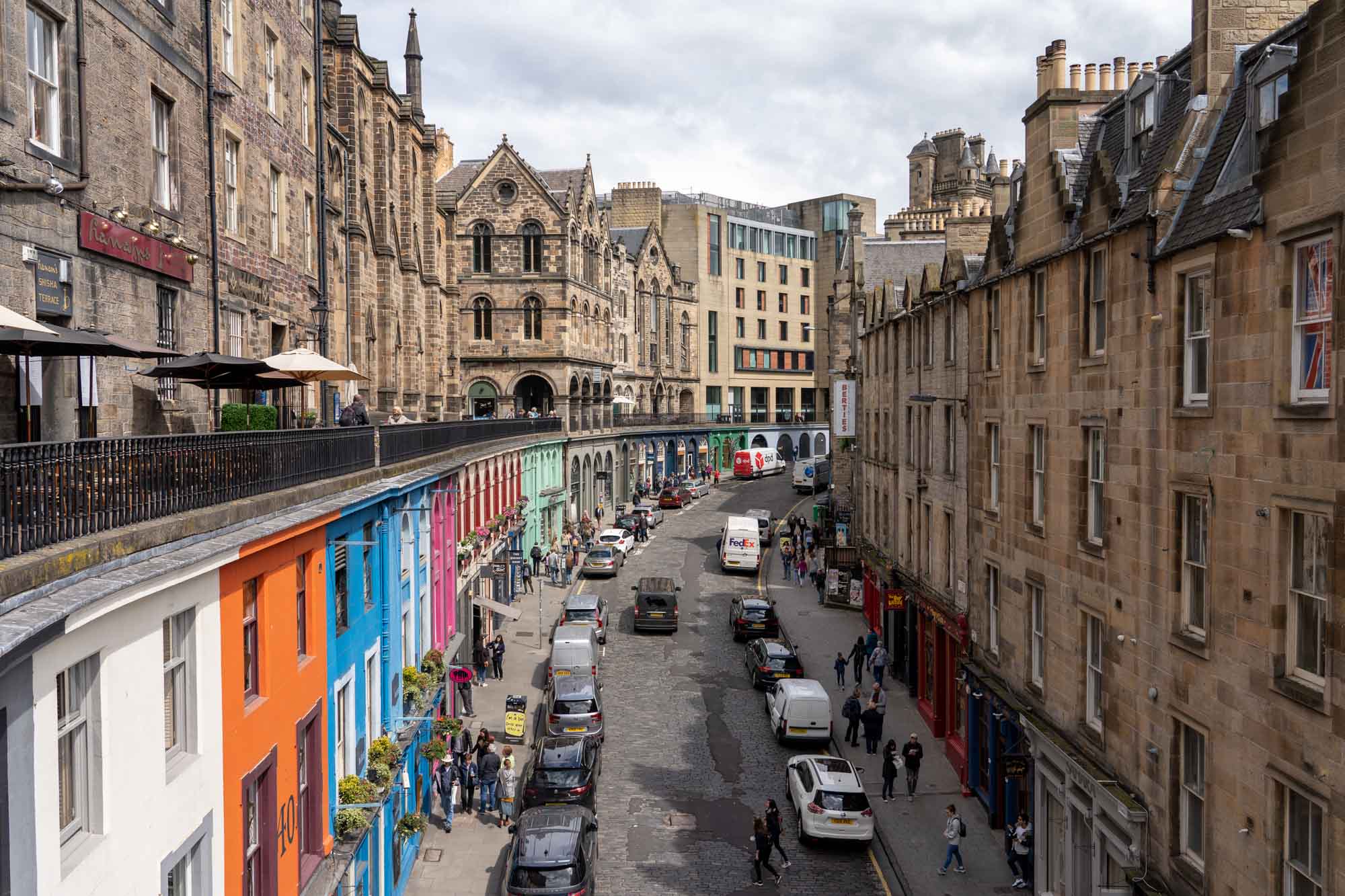 Victoria Street in Edinburgh