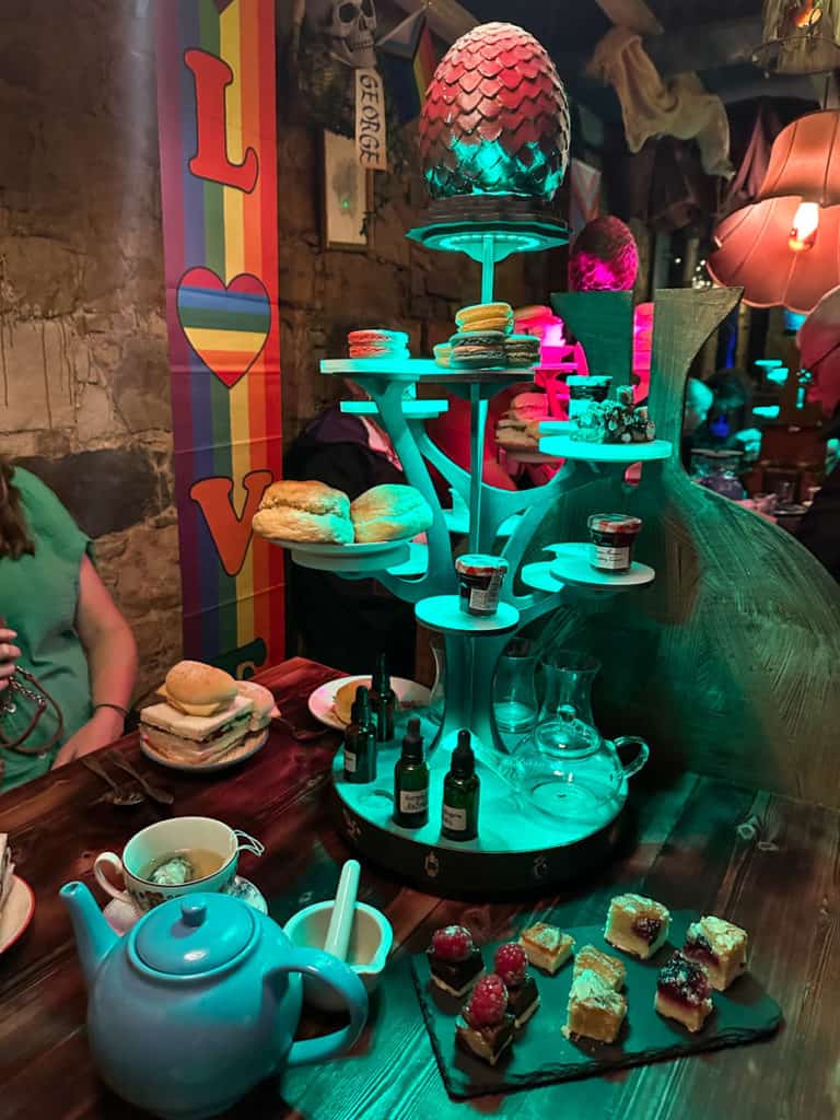 Wizard afternoon tea in Edinburgh