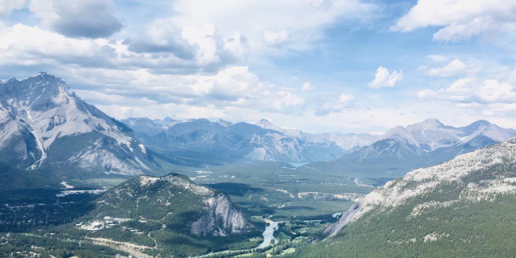 View from Fairmont Banff Springs