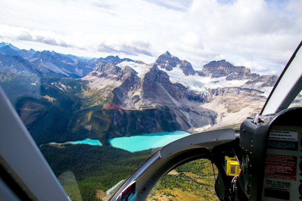 Banff alpine helicopter tour