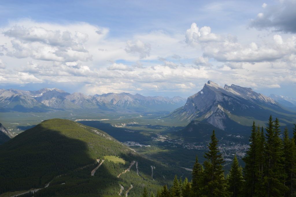 View from the top of Mt. Norquay