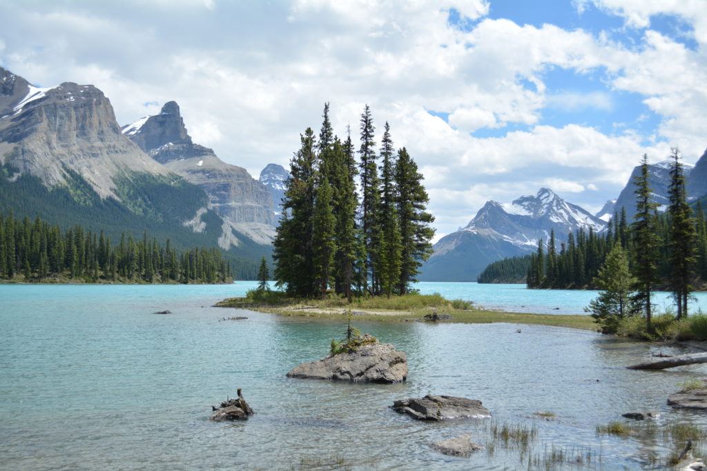 Spirit Island on Maligne Lake