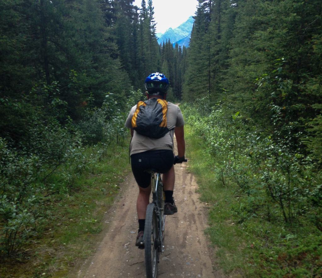 Cycling the Goat Creek Trail in Banff