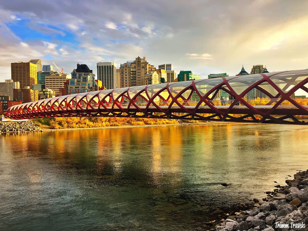 Peace Bridge in Calgary, Alberta