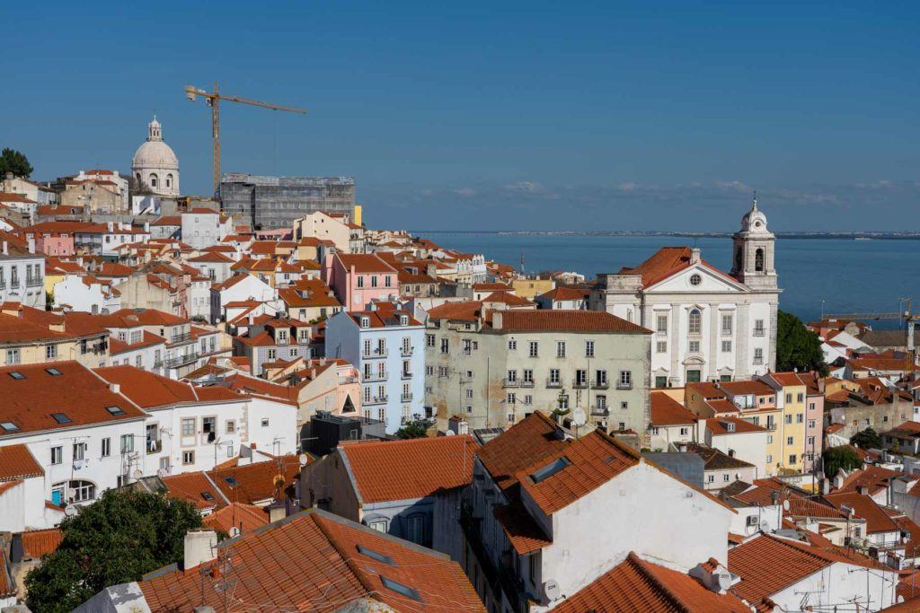 Miradouro view in Lisbon