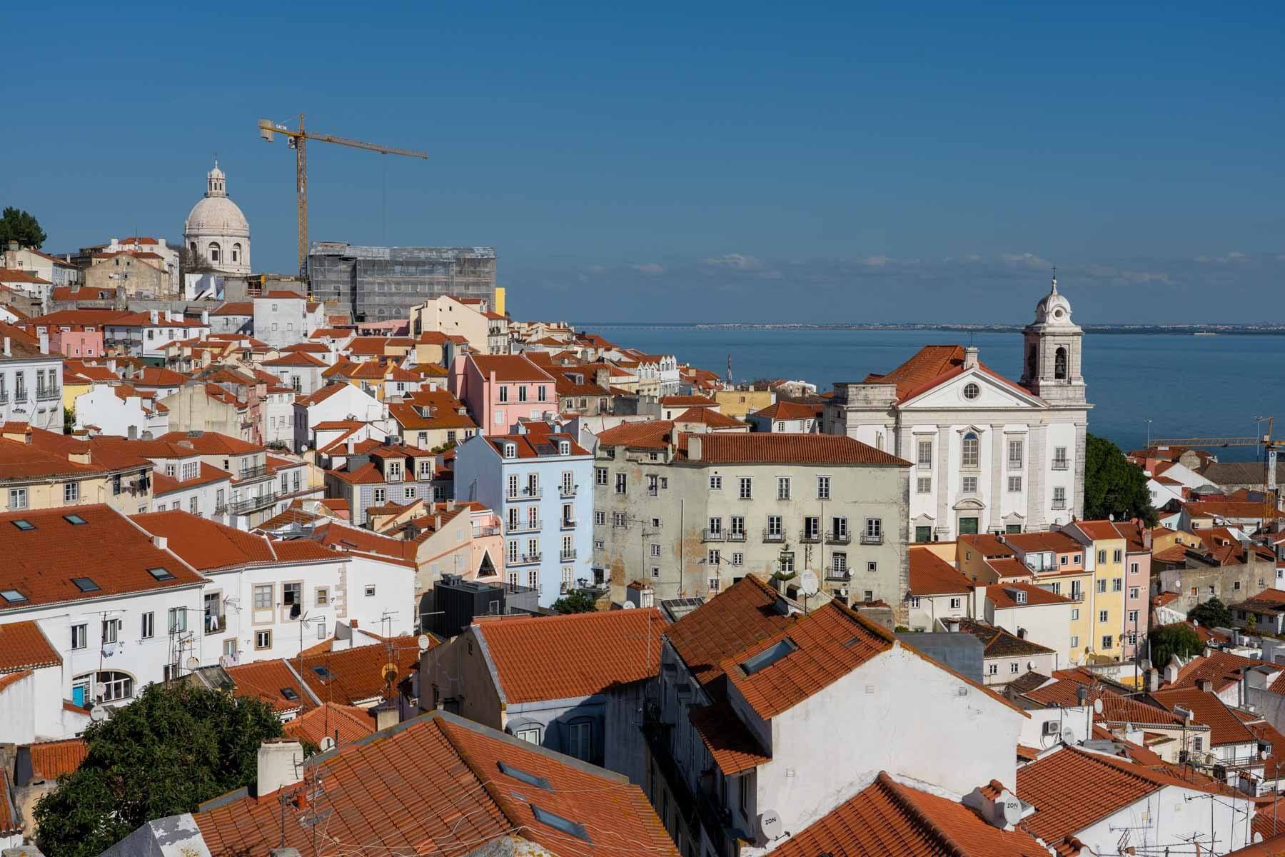 Miradouro view in Lisbon