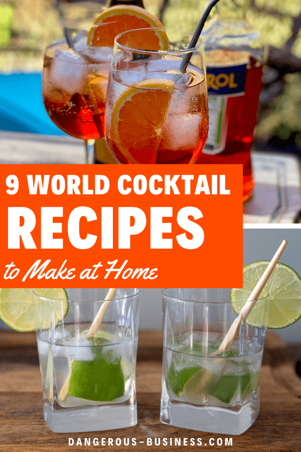 Cocktail recipes from around the world