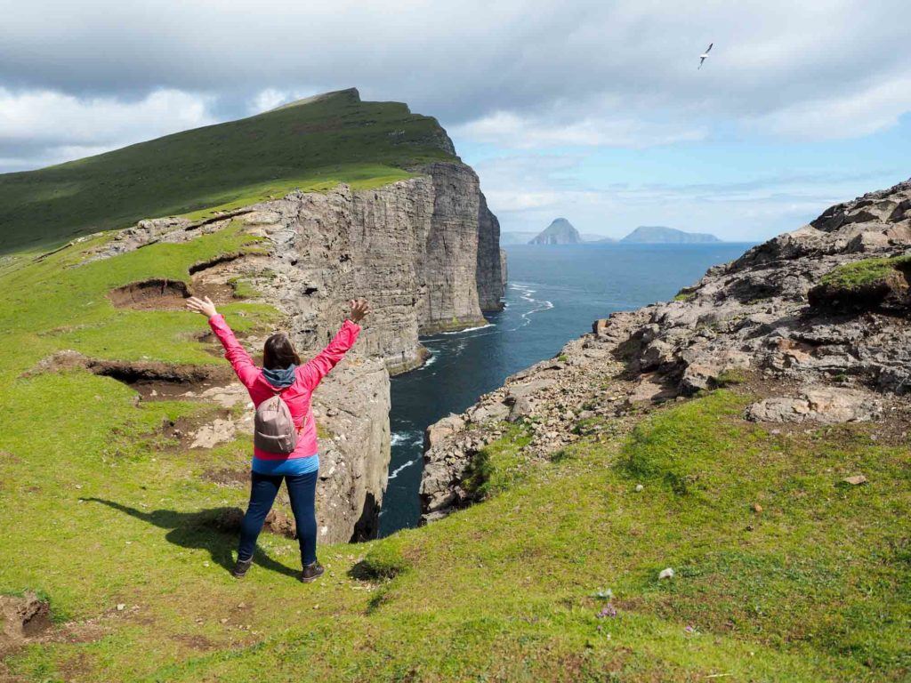 Amanda and Pacsafe in the Faroe Islands