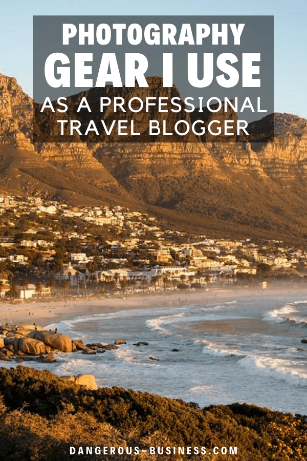 Photography gear I use as a travel blogger