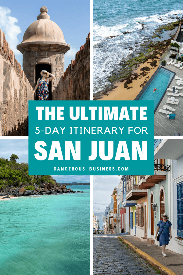 5 day travel itinerary fro San Juan, Puerto Rico