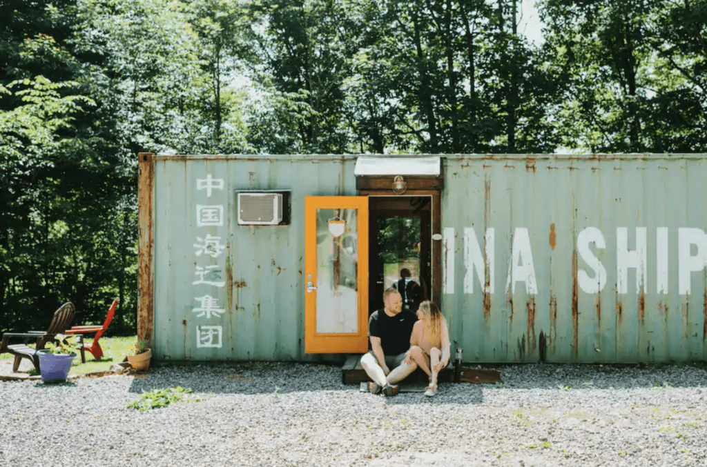 Dover shipping container tiny house