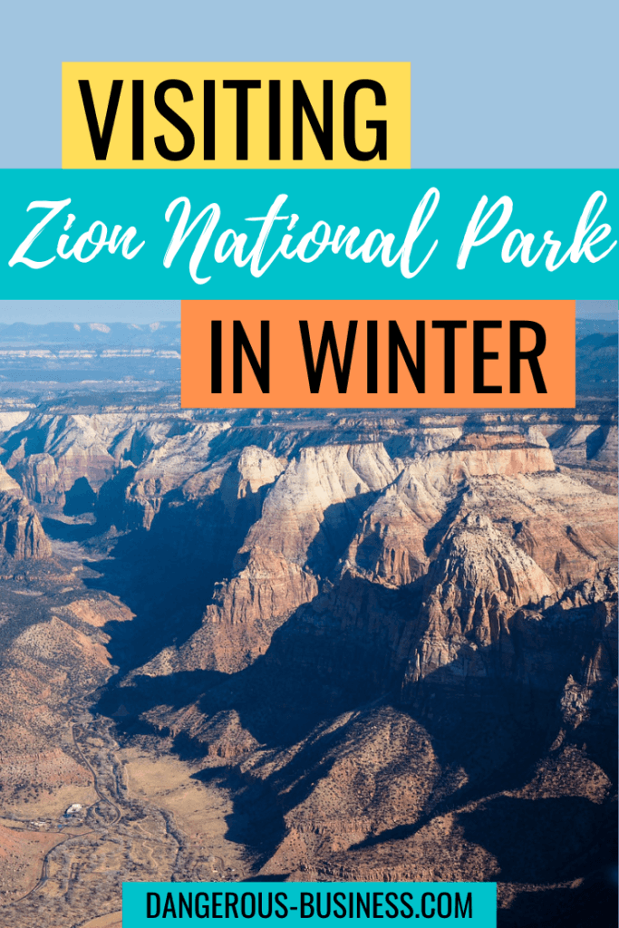 Zion National Park in winter