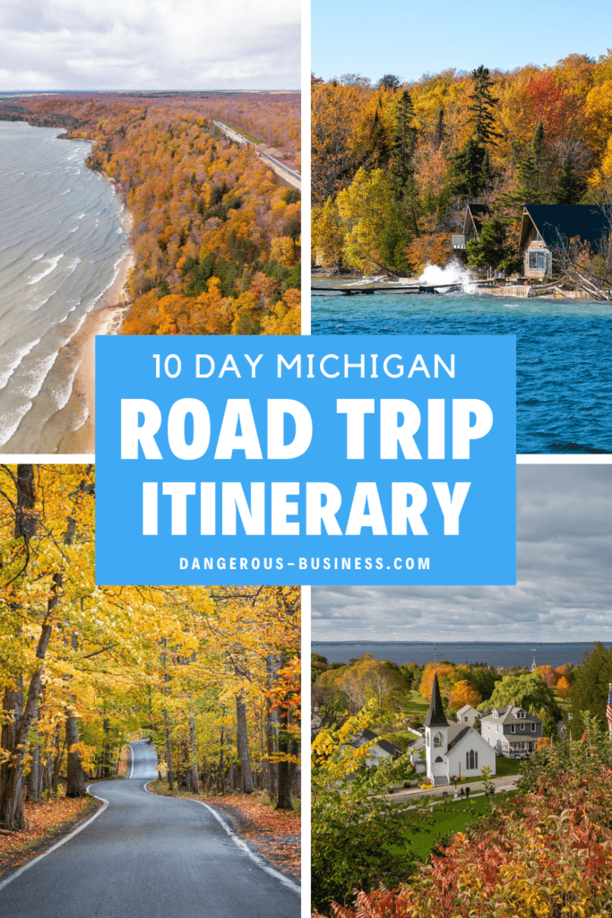 Michigan road trip itinerary for fall