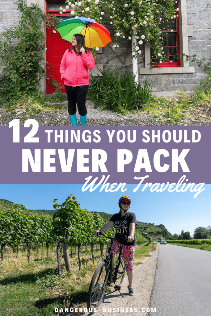 What not to pack for travel