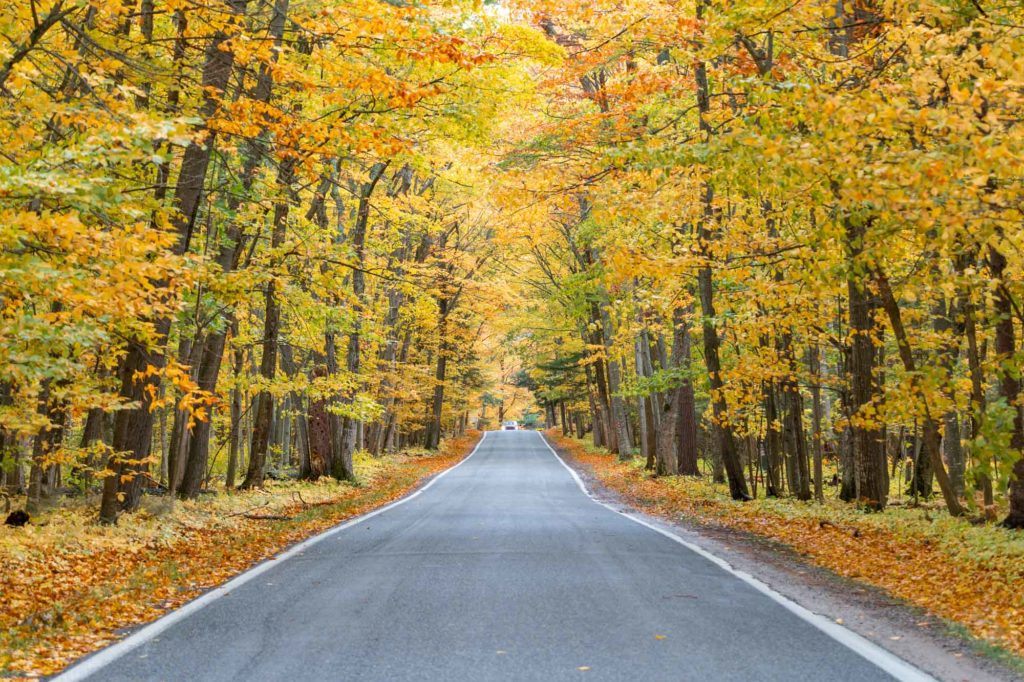 Michigan fall road trip itinerary