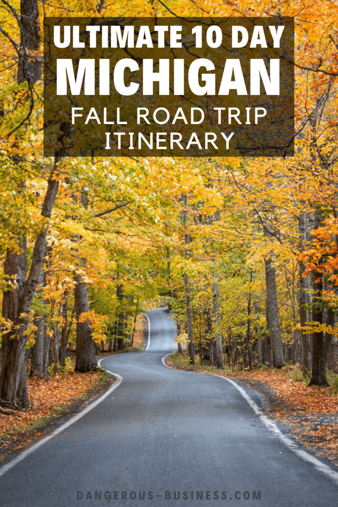 Michigan fall road trip itinerary