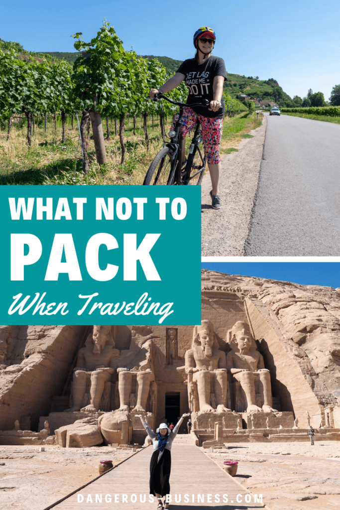What not to pack for travel