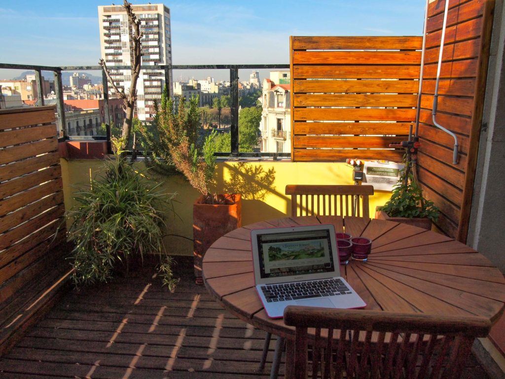 Working remotely in Barcelona