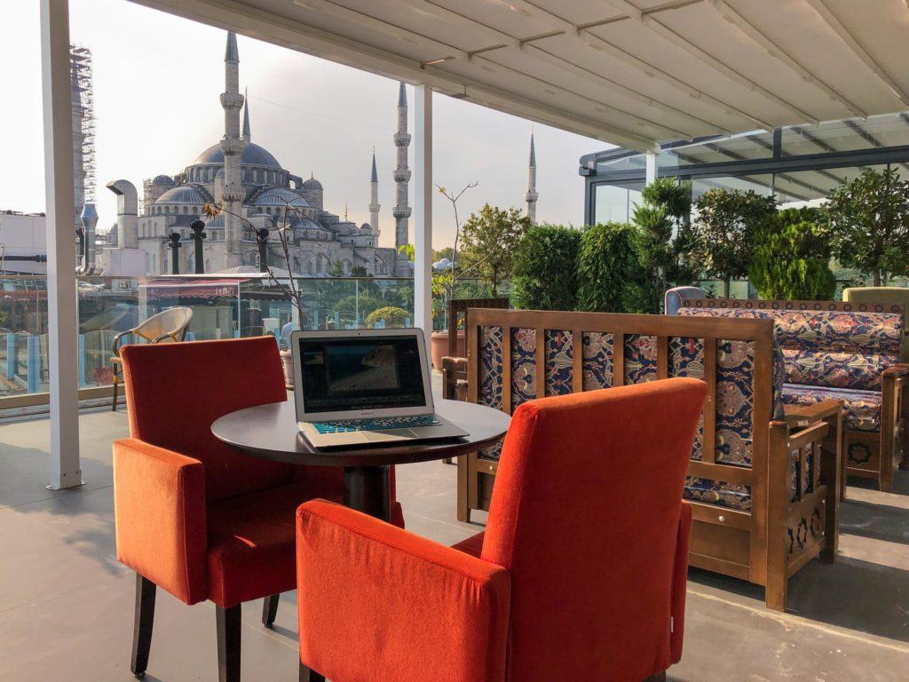 Working remotely in Istanbul