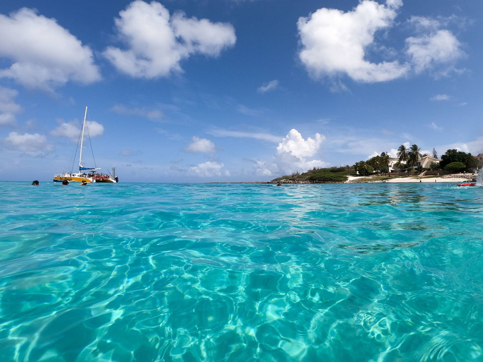 Catamaran in Aruba