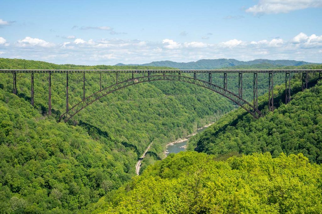 New River Gorge Bridge from the Long Point Trail