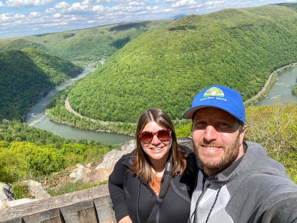 Amanda and Elliot at New River Gorge