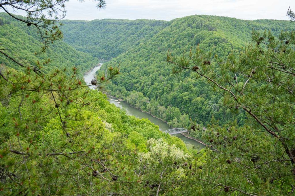 New River Gorge visitor center view