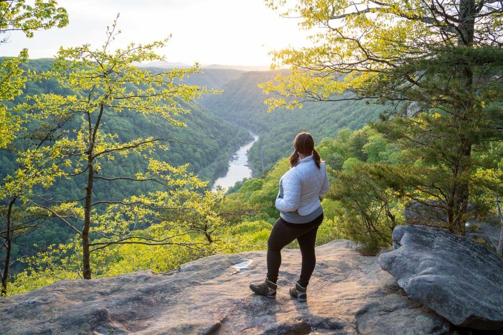 Amanda at New River Gorge