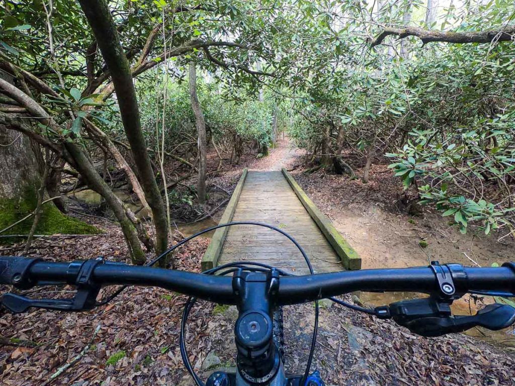 Mountain biking in New River Gorge