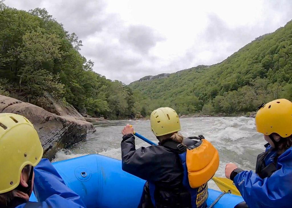 Whitewater rafting in West Virginia