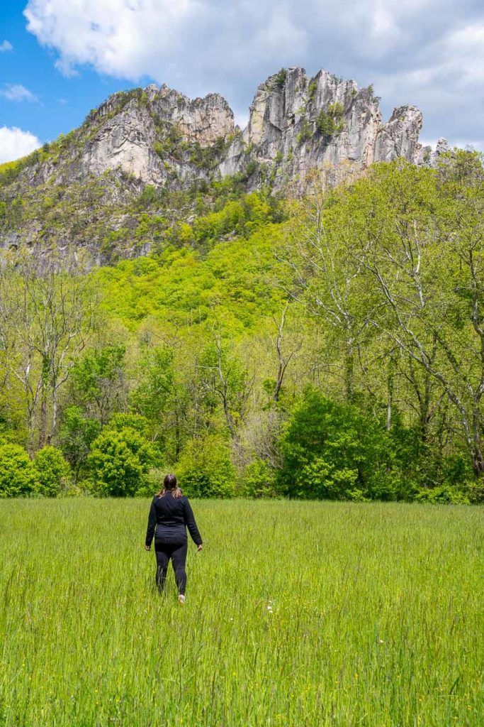 Amanda at Seneca Rocks