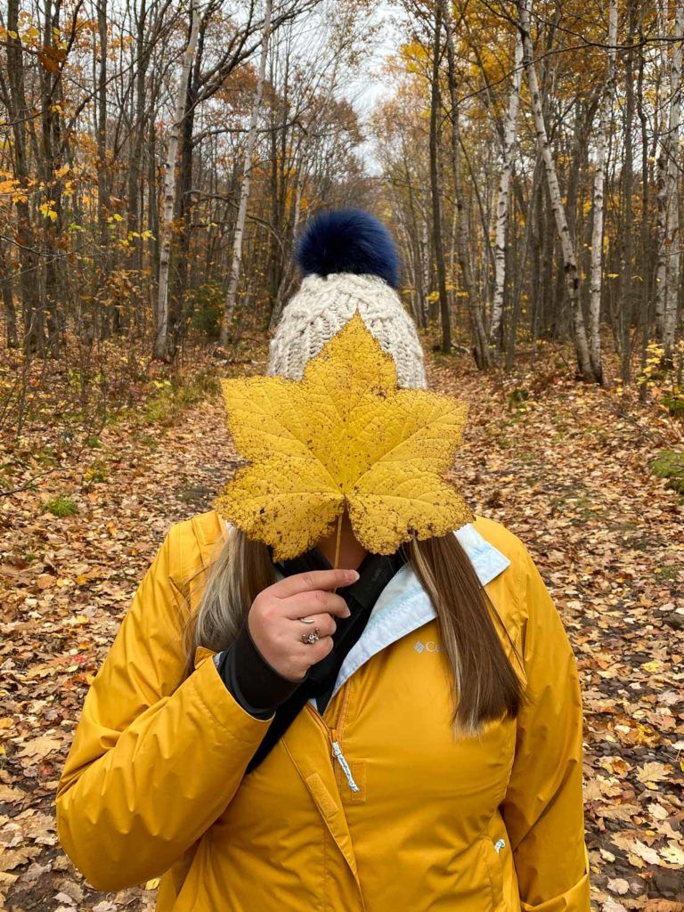 Amanda in yellow in Michigan