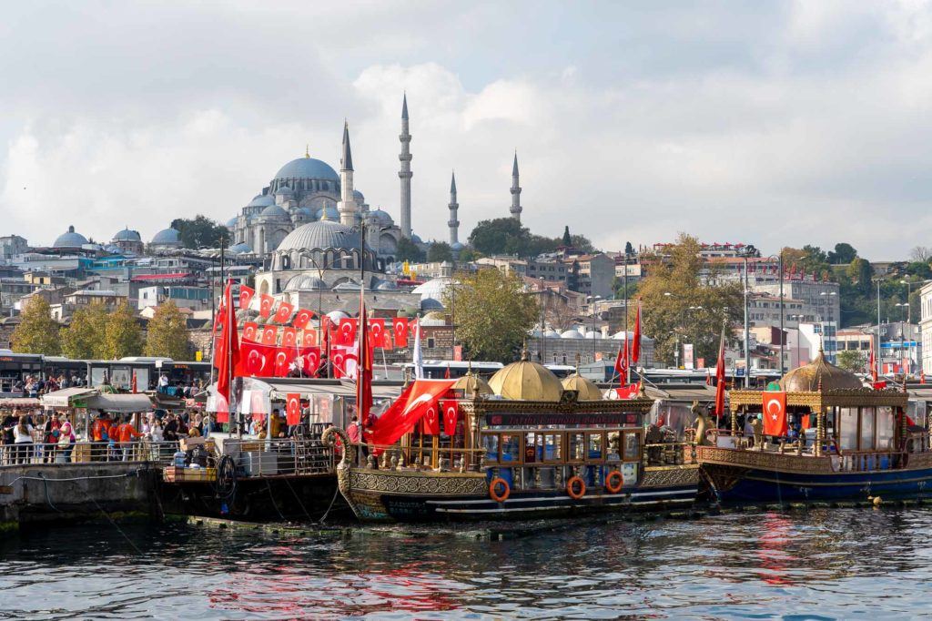 City scene in Istanbul