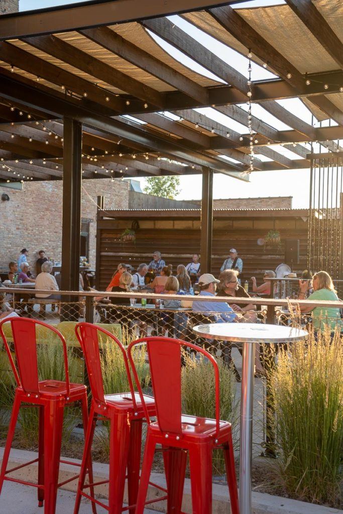 Patio at Garver Feed Mill