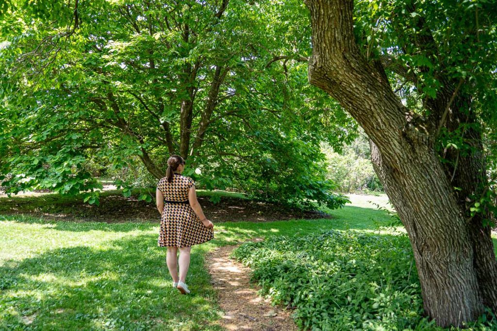 Amanda at UW-Madison Arboretum