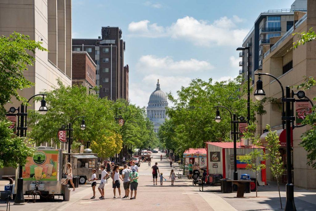 State Street in Madison, Wisconsin