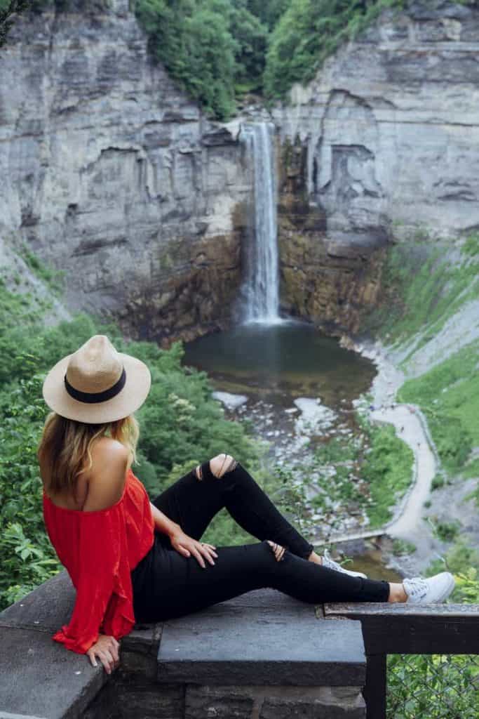 Megan at Taughannock Falls State Park