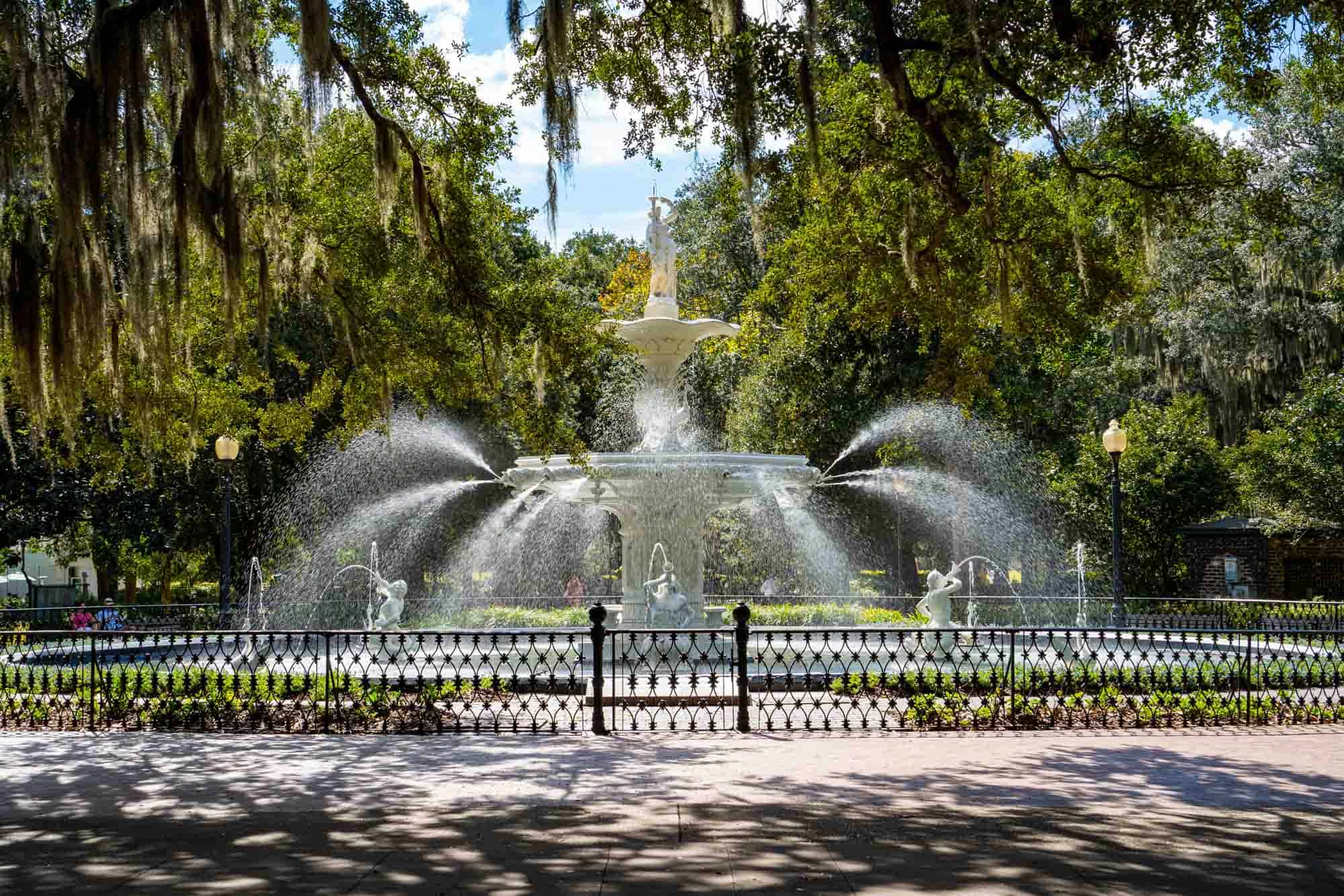 Forsyth Park Fountain in Savannah