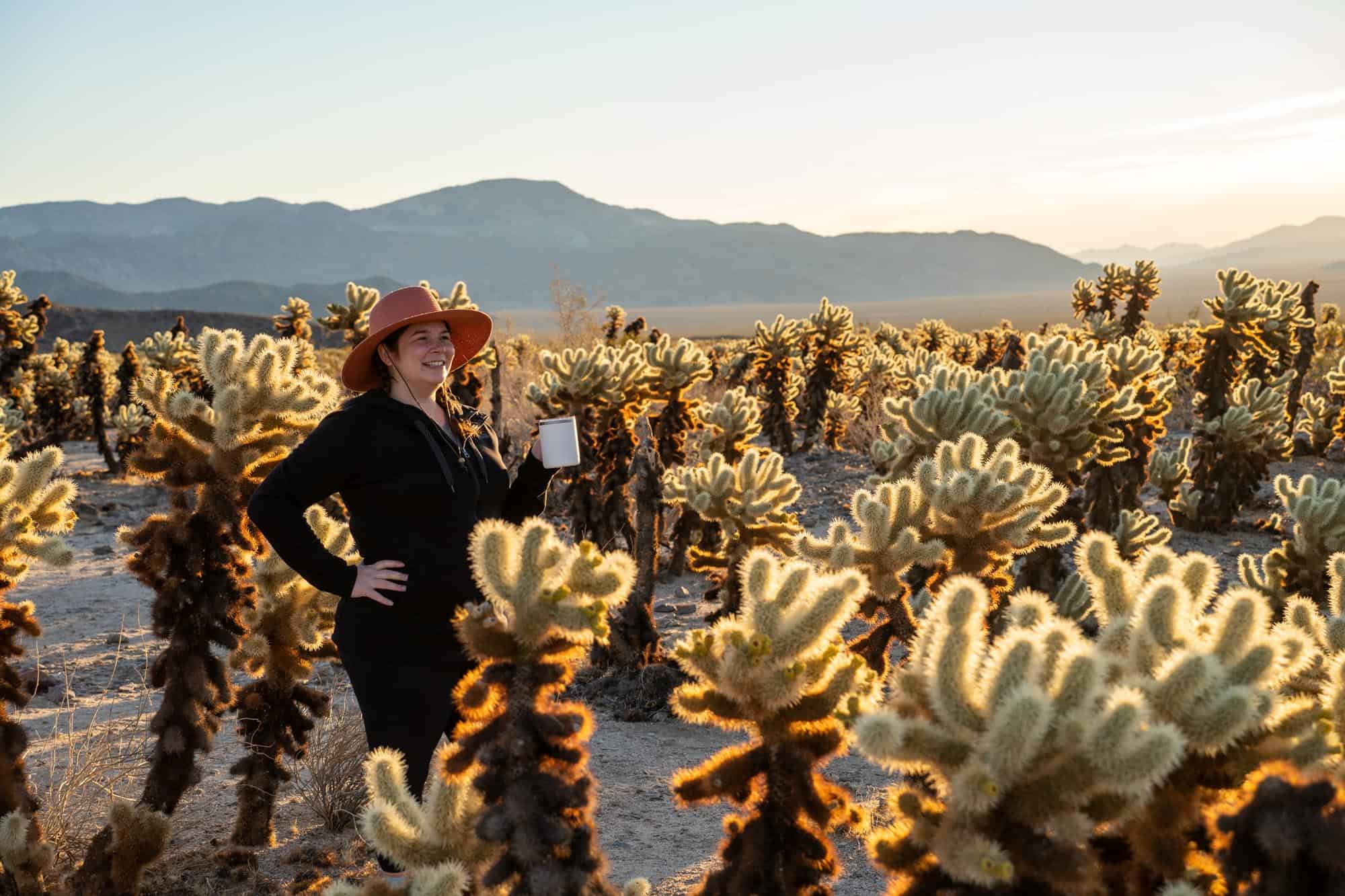 Amanda at Cholla Cactus Garden
