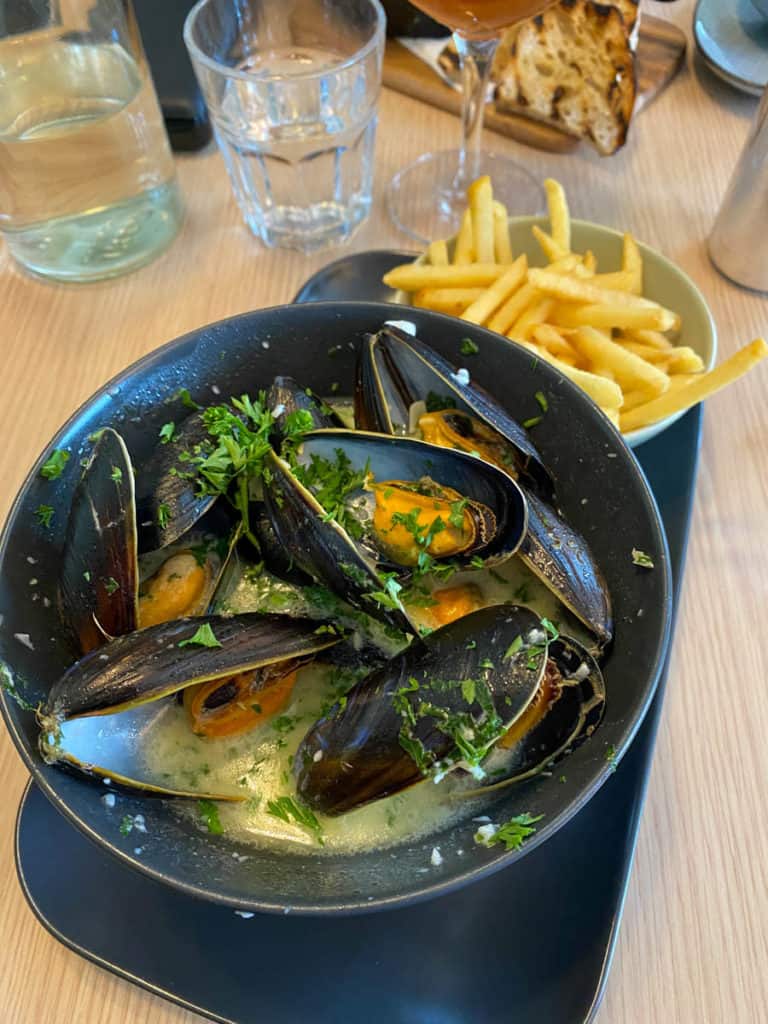 Mussels at Naustid in Husavik