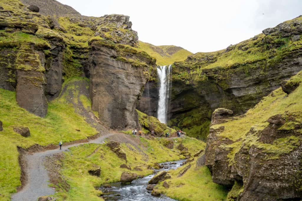 Kvernufoss waterfall