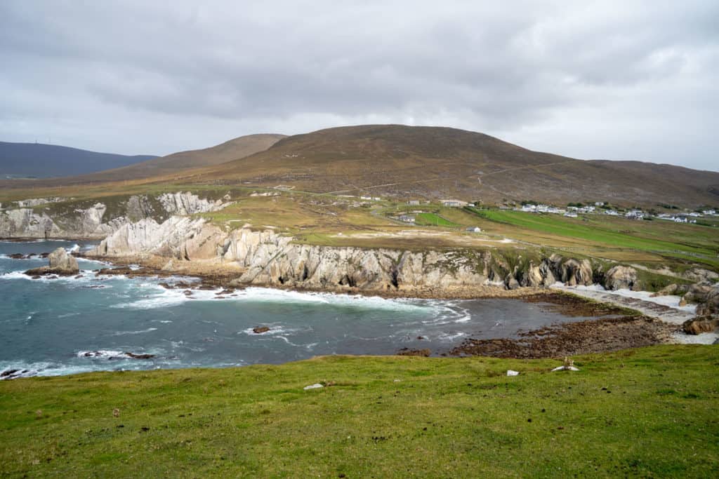 White rocks at Ashleam Bay on Achill Island